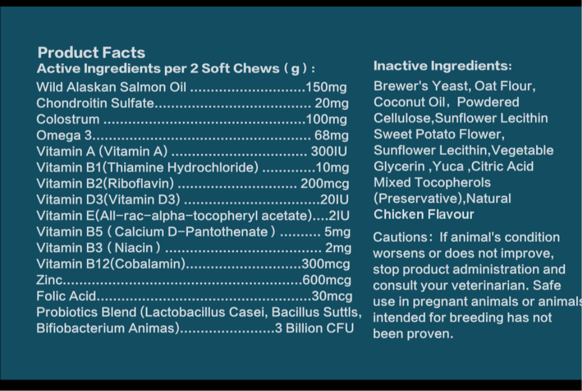10-in-1 Multivitamin Chews - Boost Your Pet's Health
